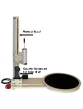 stretch wrap turntables low profile